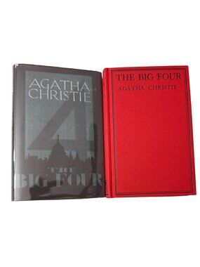 Agatha Christ The Big Four 2006 Murder Mystery Hardcover DJ Harper Collins